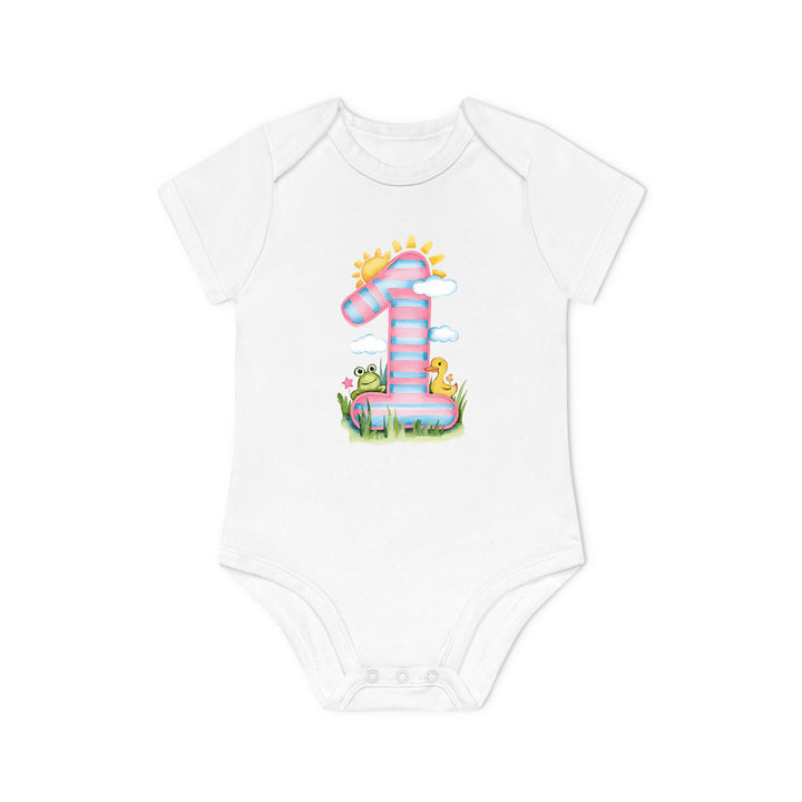 Geburtstag Baby Bodysuit oder T-Shirt – Premium Bio-Baumwolle-FaceeCo