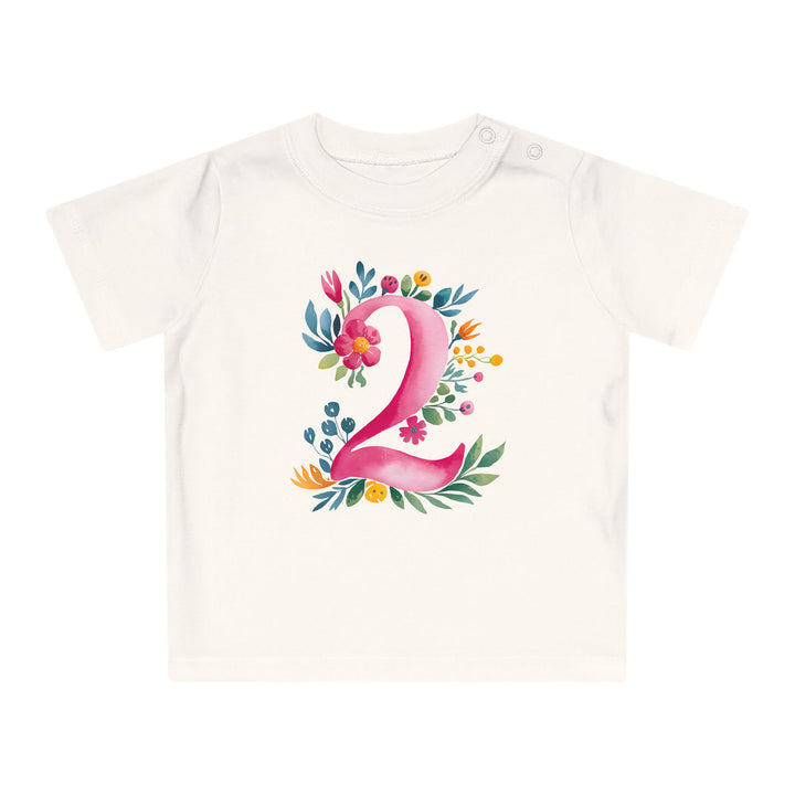 2. Geburtstag Baby Shirt aus Bio-Baumwolle – Premium Qualität-FaceeCo