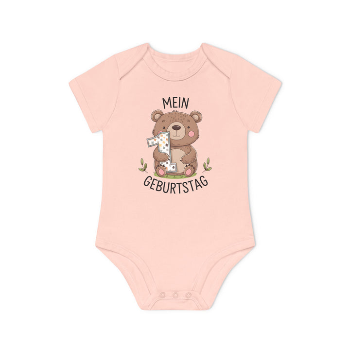 1. Geburtstag Bären Baby Body oder Shirt – Premium Bio-Baumwolle-FaceeCo