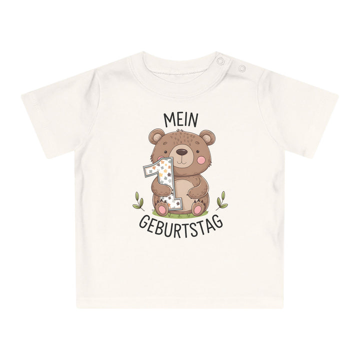 1. Geburtstag Bären Baby Body oder Shirt – Premium Bio-Baumwolle-FaceeCo