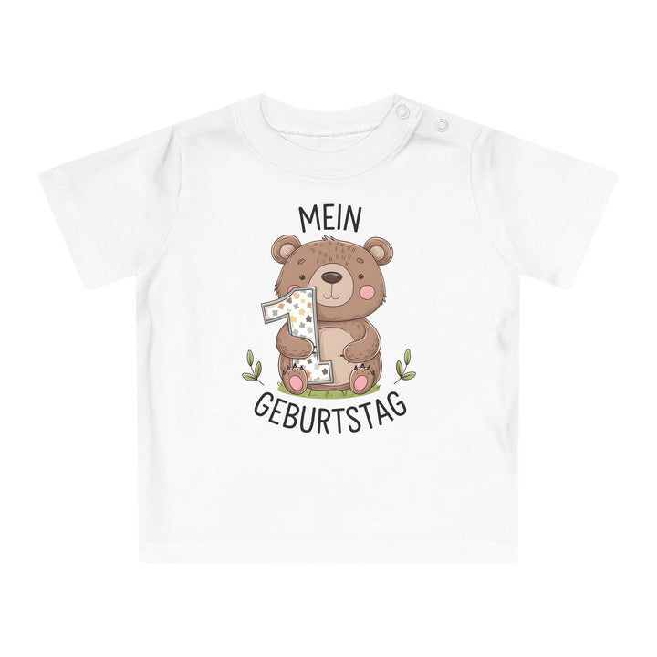 1. Geburtstag Bären Baby Body oder Shirt – Premium Bio-Baumwolle-FaceeCo