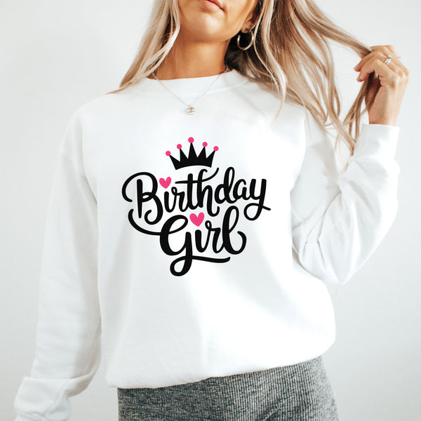 Birthday Girl Sweater-FaceeCo