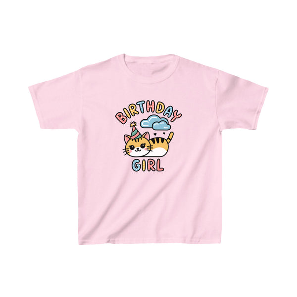 Geburtstagskind T-Shirt mit Katze – Süßes Shirt für Mädchen-FaceeCo