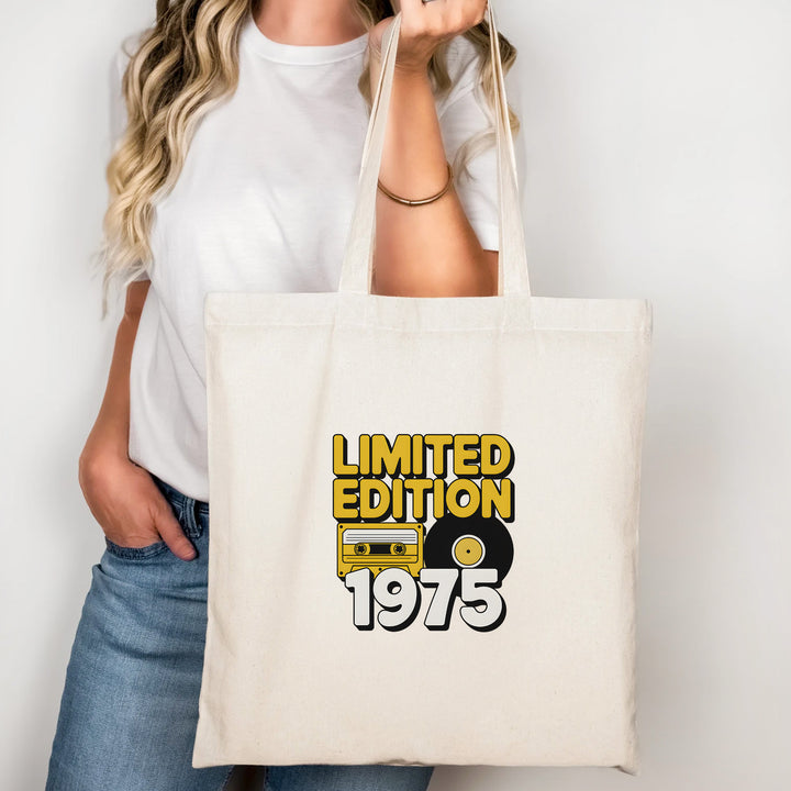 Limitierte Edition 1975 Tragetasche – Stylische Tote Bag im Retro Look-FaceeCo
