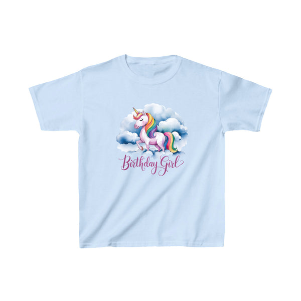Geburtstag Mädchen T-Shirt mit Einhorn – Geburtstags-Shirt für kleine Einhorn-Fans-FaceeCo