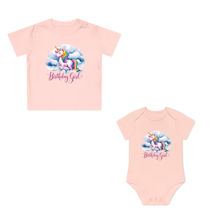 Einhorn Geburtstags Baby Shirt oder Body – Bio Baumwolle Premium Qualität-FaceeCo