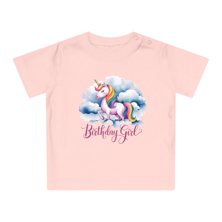 Einhorn Geburtstags Baby Shirt oder Body – Bio Baumwolle Premium Qualität-FaceeCo
