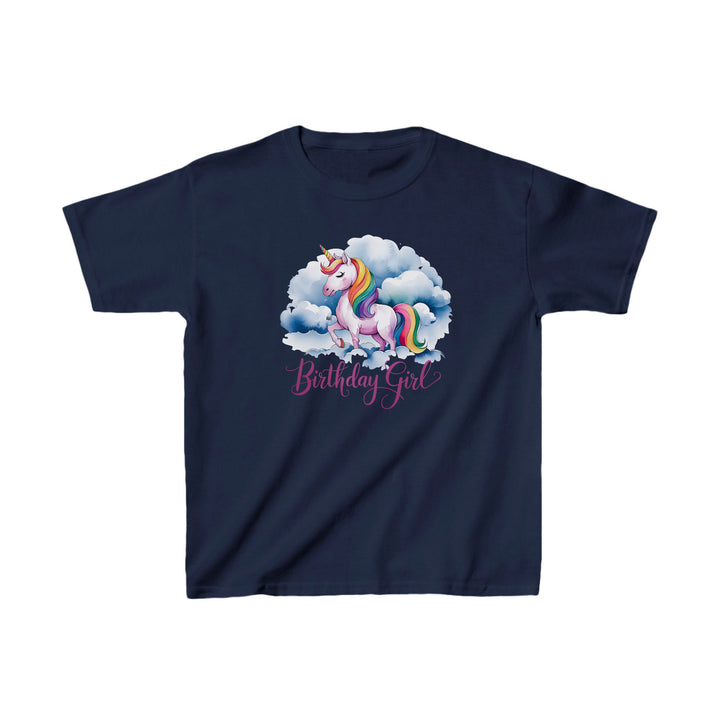 Geburtstag Mädchen T-Shirt mit Einhorn – Geburtstags-Shirt für kleine Einhorn-Fans-FaceeCo