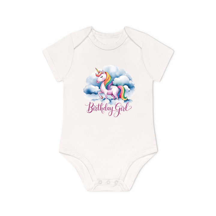 Einhorn Geburtstags Baby Shirt oder Body – Bio Baumwolle Premium Qualität-FaceeCo