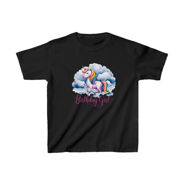 Geburtstag Mädchen T-Shirt mit Einhorn – Geburtstags-Shirt für kleine Einhorn-Fans-FaceeCo