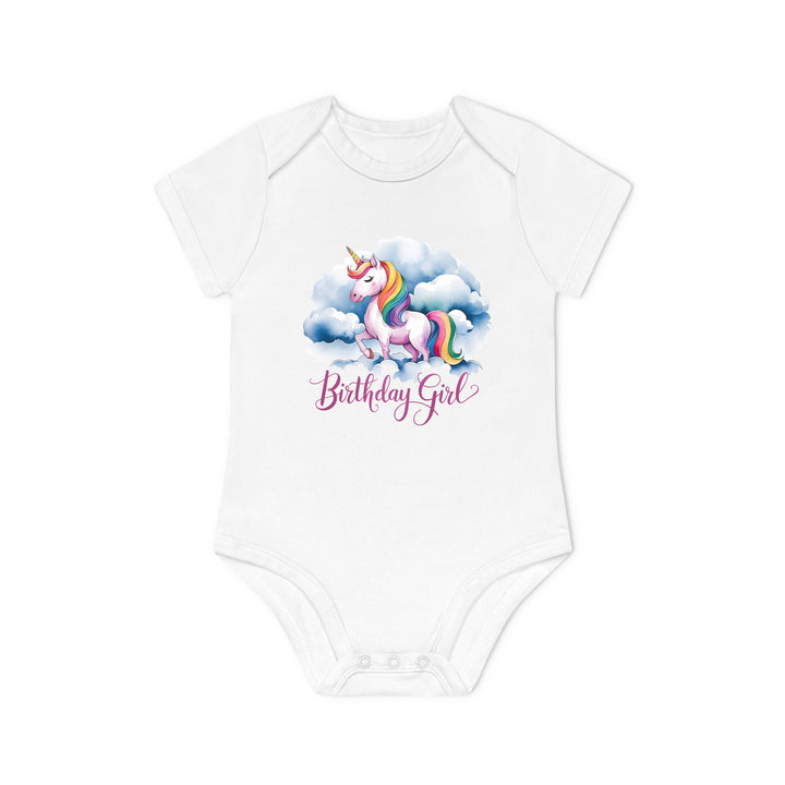 Einhorn Geburtstags Baby Shirt oder Body – Bio Baumwolle Premium Qualität-FaceeCo