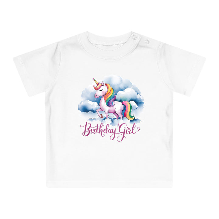 Einhorn Geburtstags Baby Shirt oder Body – Bio Baumwolle Premium Qualität-FaceeCo