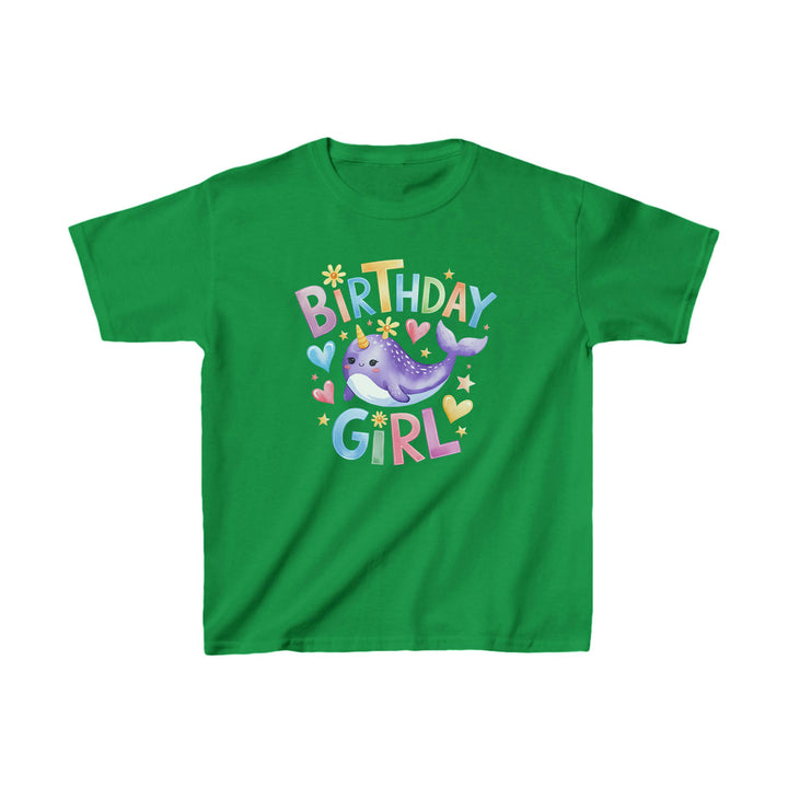 Geburtstagsshirt für Mädchen mit Narwal – Süßes Geschenk zum Geburtstag-FaceeCo