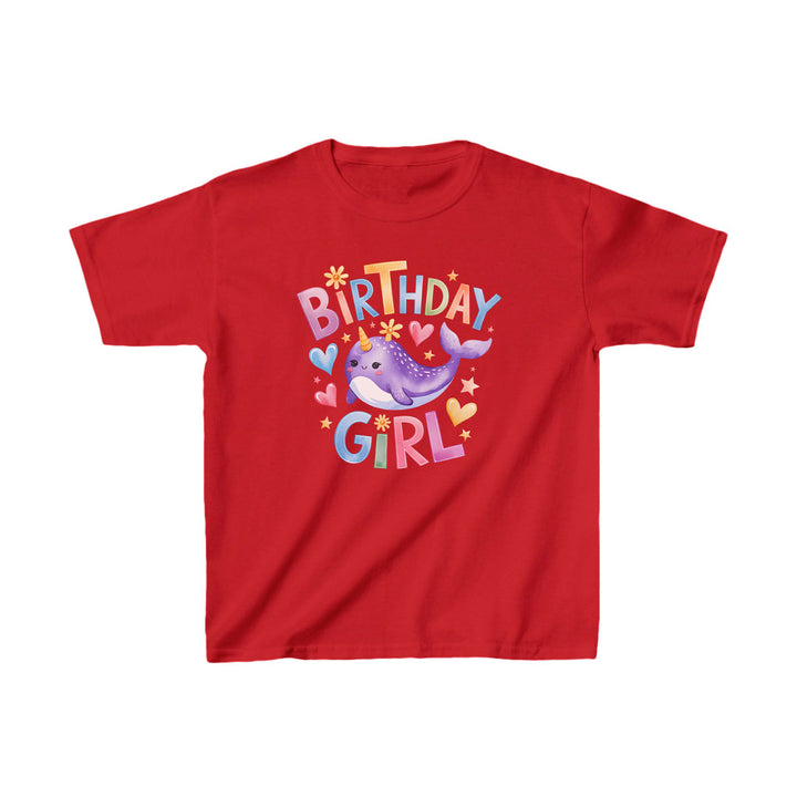 Geburtstagsshirt für Mädchen mit Narwal – Süßes Geschenk zum Geburtstag-FaceeCo