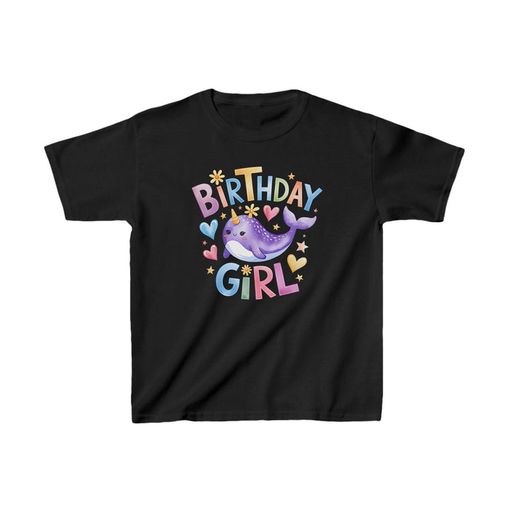 Geburtstagsshirt für Mädchen mit Narwal – Süßes Geschenk zum Geburtstag-FaceeCo