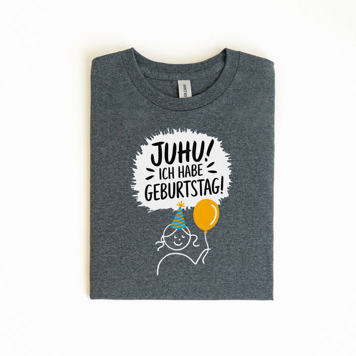 Juhu Ich Habe Geburtstag T-Shirt-FaceeCo