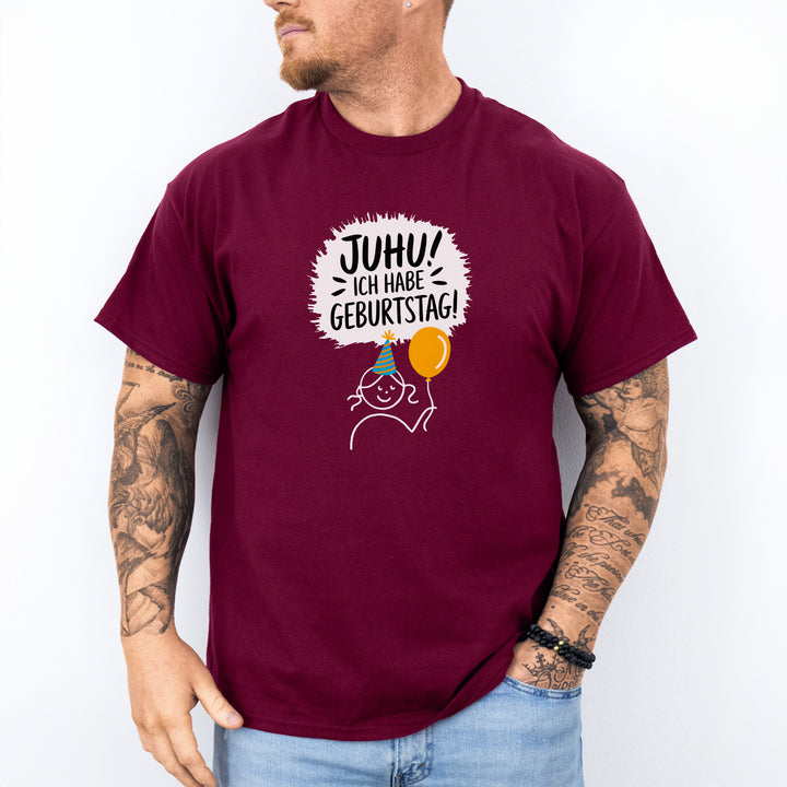 Juhu Ich Habe Geburtstag T-Shirt-FaceeCo