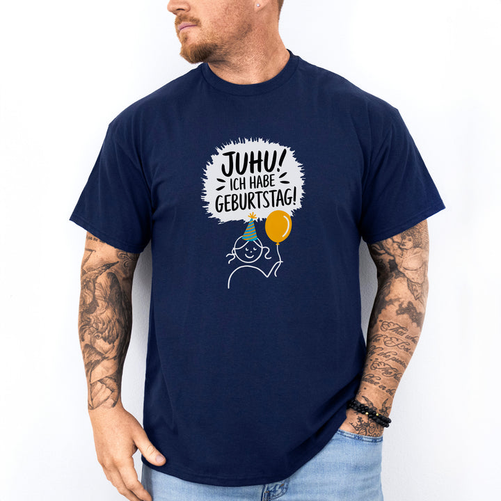 Juhu Ich Habe Geburtstag T-Shirt-FaceeCo