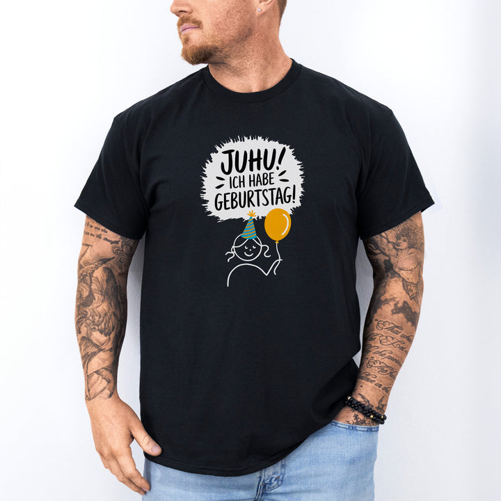 Juhu Ich Habe Geburtstag T-Shirt-FaceeCo