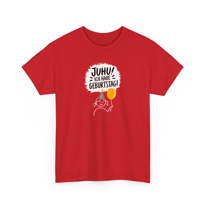 Juhu Ich Habe Geburtstag T-Shirt-FaceeCo