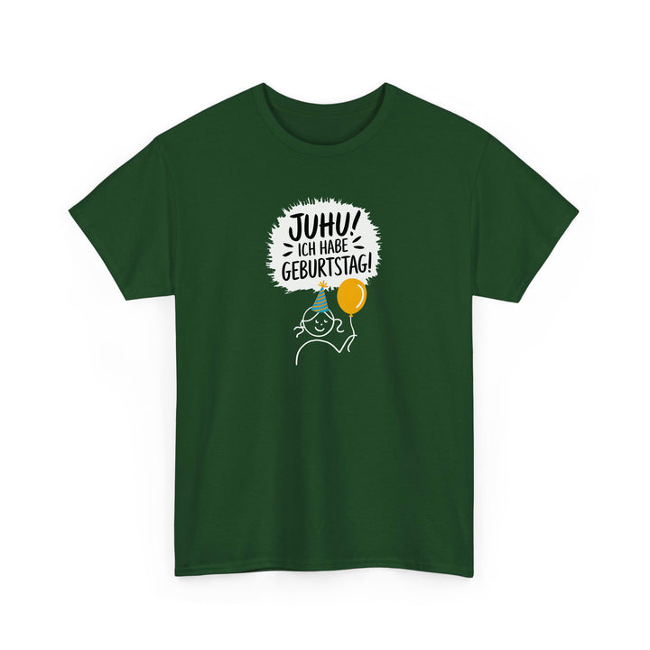 Juhu Ich Habe Geburtstag T-Shirt-FaceeCo