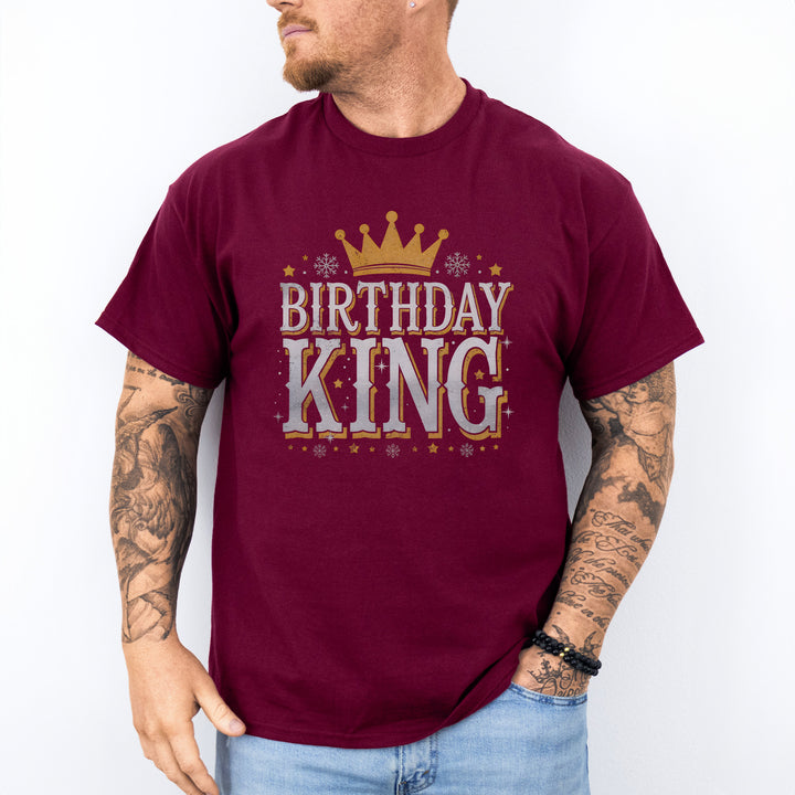 Birthday King T-Shirt Für Herren-FaceeCo