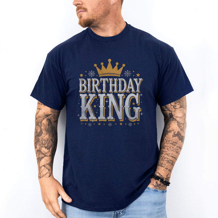 Birthday King T-Shirt Für Herren-FaceeCo