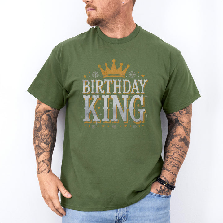 Birthday King T-Shirt Für Herren-FaceeCo