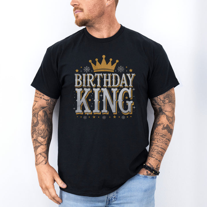 Birthday King T-Shirt Für Herren-FaceeCo