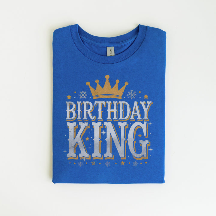 Birthday King T-Shirt Für Herren-FaceeCo