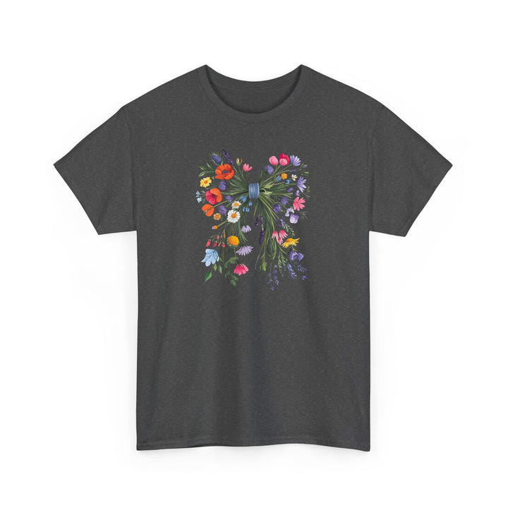 Wildblumen-Schleifen Shirt im Coquette-Stil – Verspielt & romantisch-FaceeCo