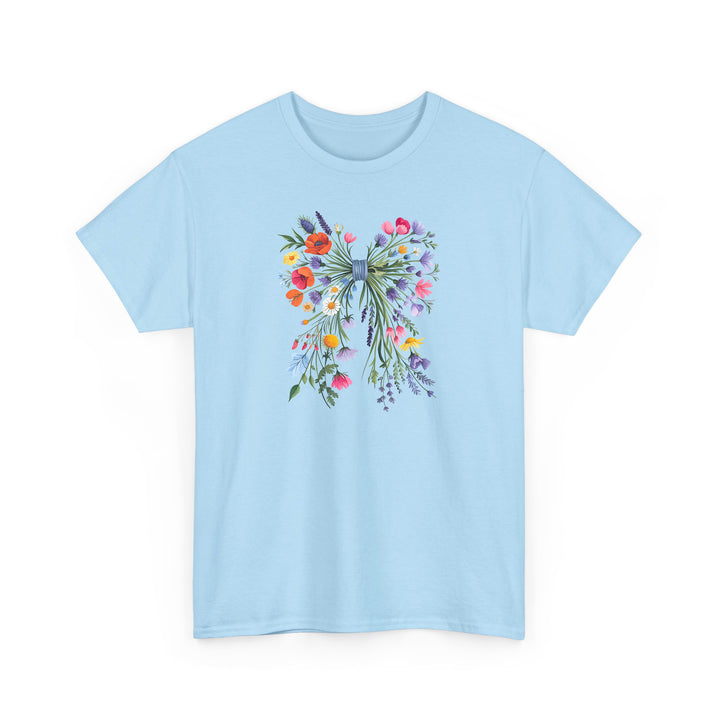 Wildblumen-Schleifen Shirt im Coquette-Stil – Verspielt & romantisch-FaceeCo