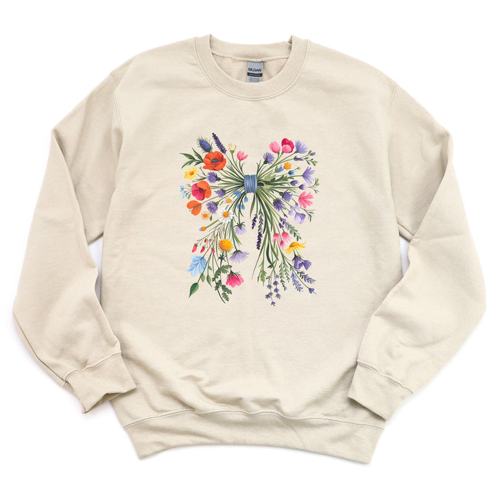 Niedlicher & gemütlicher Pullover mit Schleife aus Wildblumen – Perfekt für den romantischen Look!-FaceeCo