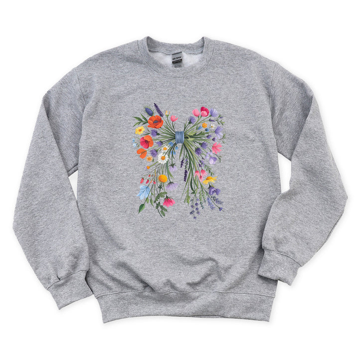 Niedlicher & gemütlicher Pullover mit Schleife aus Wildblumen – Perfekt für den romantischen Look!-FaceeCo