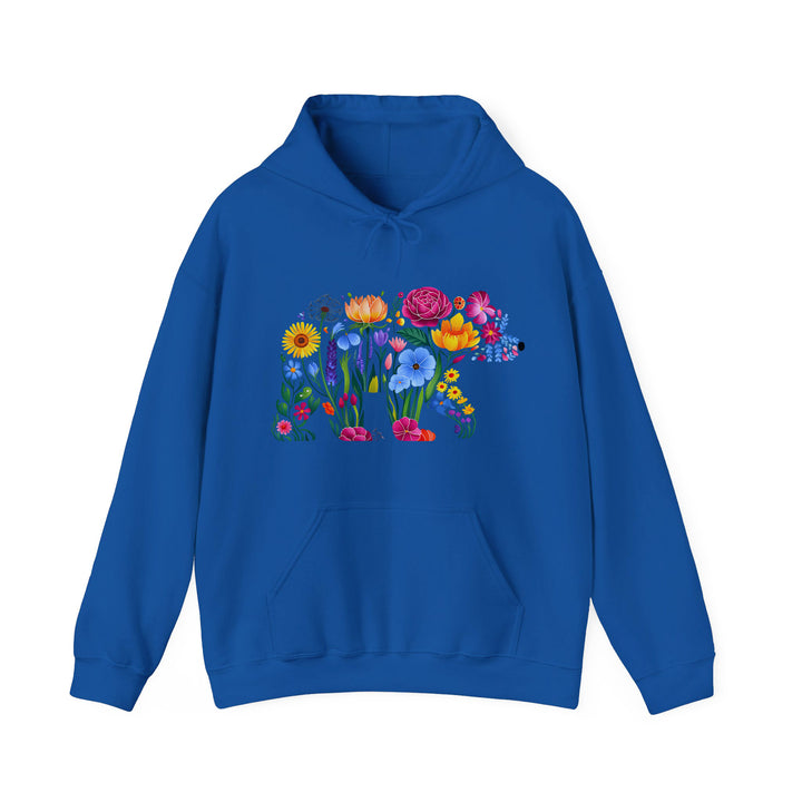 Wildblumen-Bär Hoodie – Naturverbunden & stilvoll-FaceeCo