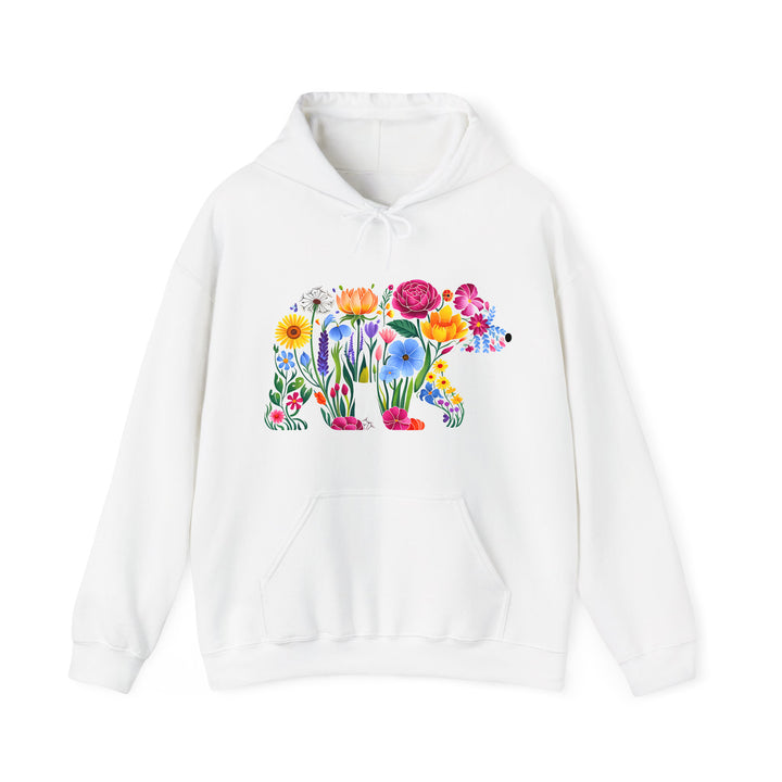 Wildblumen-Bär Hoodie – Naturverbunden & stilvoll-FaceeCo