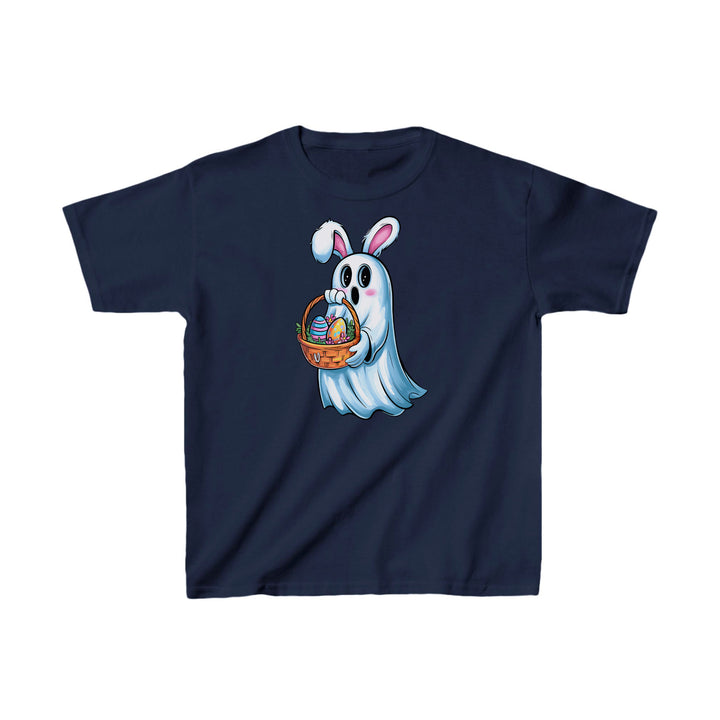 Süßes Geister-Shirt mit Hasenohren für Kinder – Halloween Shirt für Mädchen und Jungen-FaceeCo