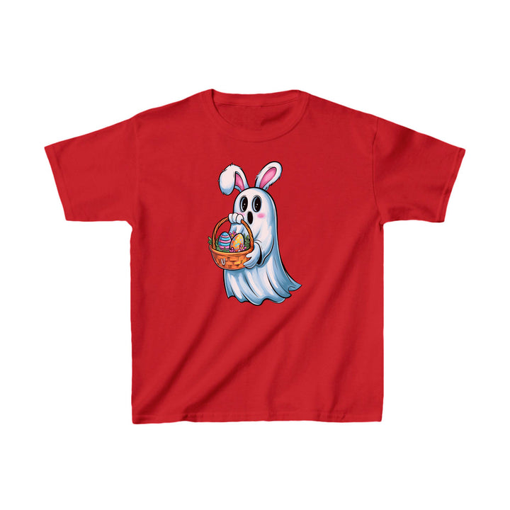 Süßes Geister-Shirt mit Hasenohren für Kinder – Halloween Shirt für Mädchen und Jungen-FaceeCo