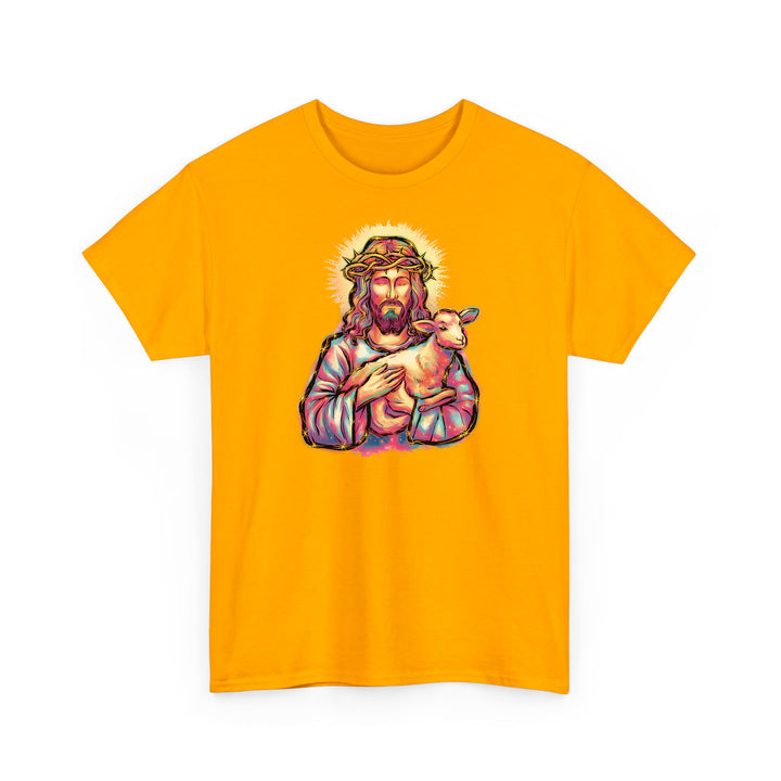 Niedliches Jesus Shirt mit Schaf – Christliches Geschenk für Kinder & Erwachsene-FaceeCo