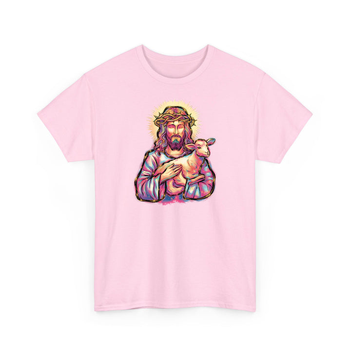 Niedliches Jesus Shirt mit Schaf – Christliches Geschenk für Kinder & Erwachsene-FaceeCo
