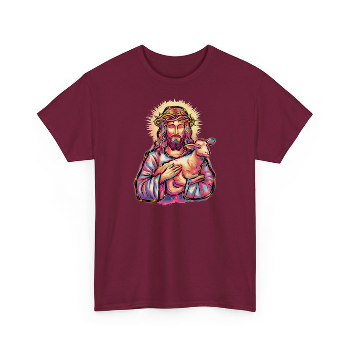 Niedliches Jesus Shirt mit Schaf – Christliches Geschenk für Kinder & Erwachsene-FaceeCo