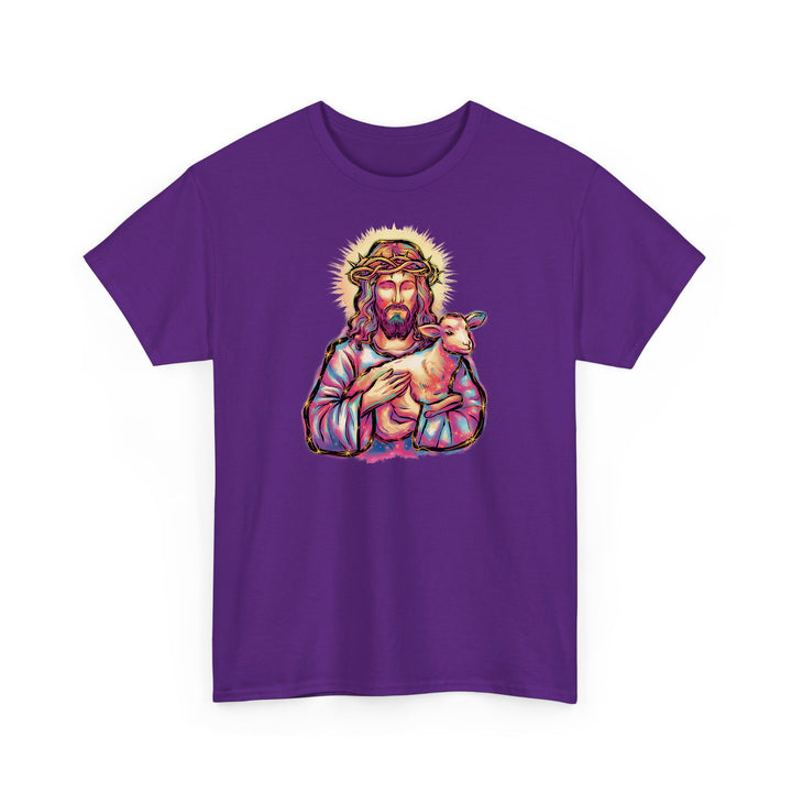 Niedliches Jesus Shirt mit Schaf – Christliches Geschenk für Kinder & Erwachsene-FaceeCo