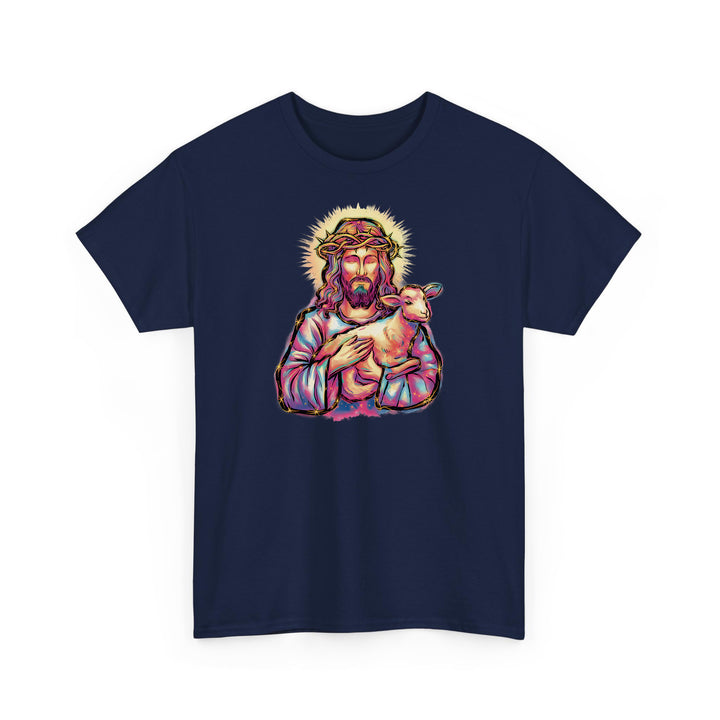 Niedliches Jesus Shirt mit Schaf – Christliches Geschenk für Kinder & Erwachsene-FaceeCo
