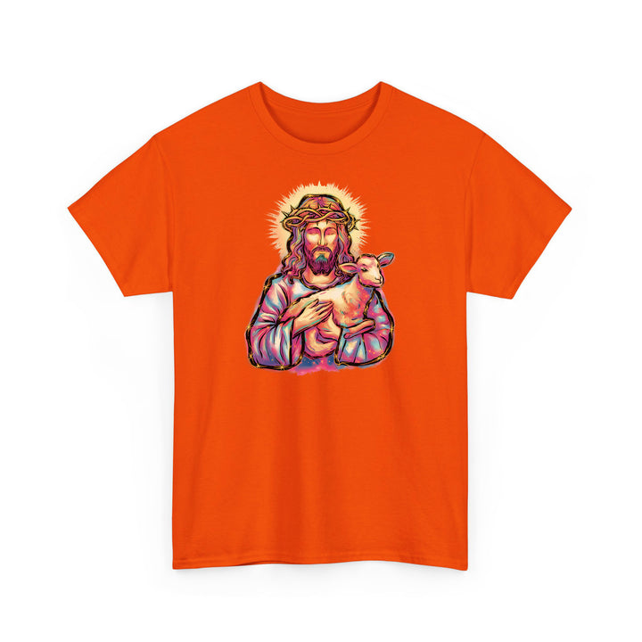 Niedliches Jesus Shirt mit Schaf – Christliches Geschenk für Kinder & Erwachsene-FaceeCo