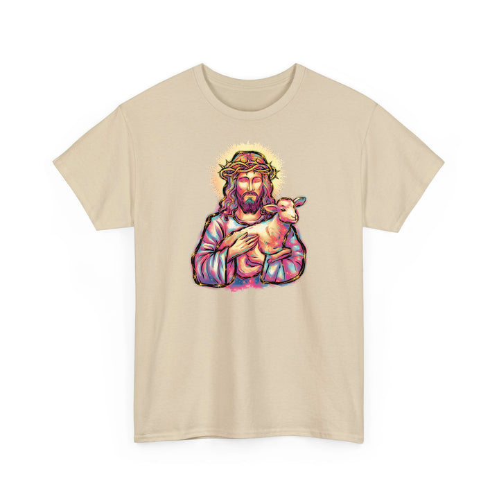 Niedliches Jesus Shirt mit Schaf – Christliches Geschenk für Kinder & Erwachsene-FaceeCo