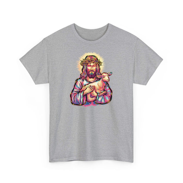Niedliches Jesus Shirt mit Schaf – Christliches Geschenk für Kinder & Erwachsene-FaceeCo