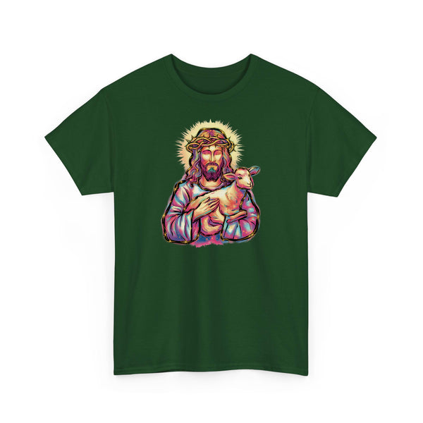 Niedliches Jesus Shirt mit Schaf – Christliches Geschenk für Kinder & Erwachsene-FaceeCo