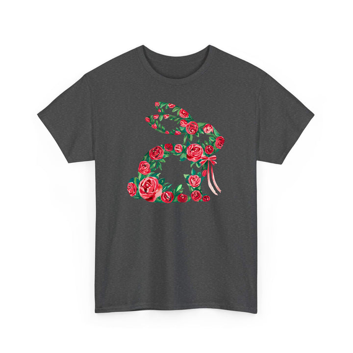 Osterhasen Shirt mit Blumen – Niedliches Hasen Motiv aus Wildblumen ????????-FaceeCo