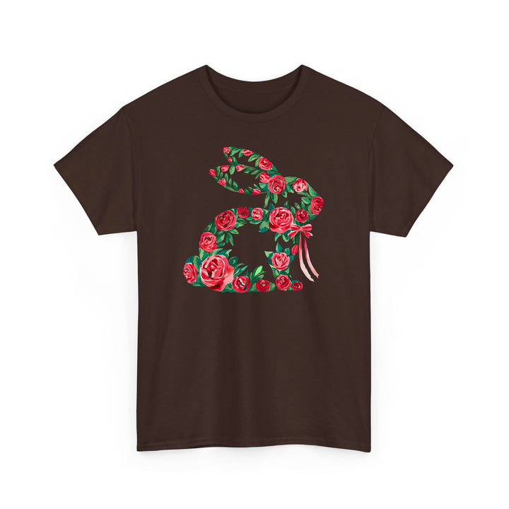 Osterhasen Shirt mit Blumen – Niedliches Hasen Motiv aus Wildblumen ????????-FaceeCo