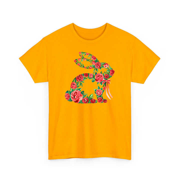 Osterhasen Shirt mit Blumen – Niedliches Hasen Motiv aus Wildblumen ????????-FaceeCo